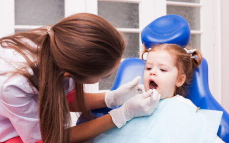 kids visit a dentist